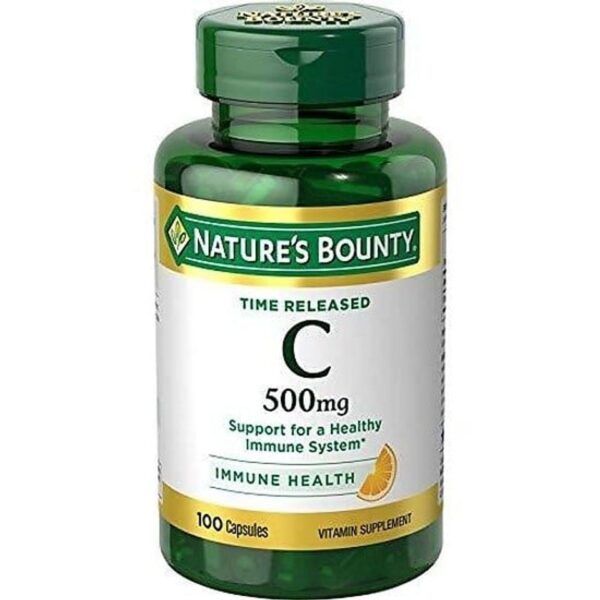 Viên Uống Nature's Bounty Vitamin C Immune Health 500mg