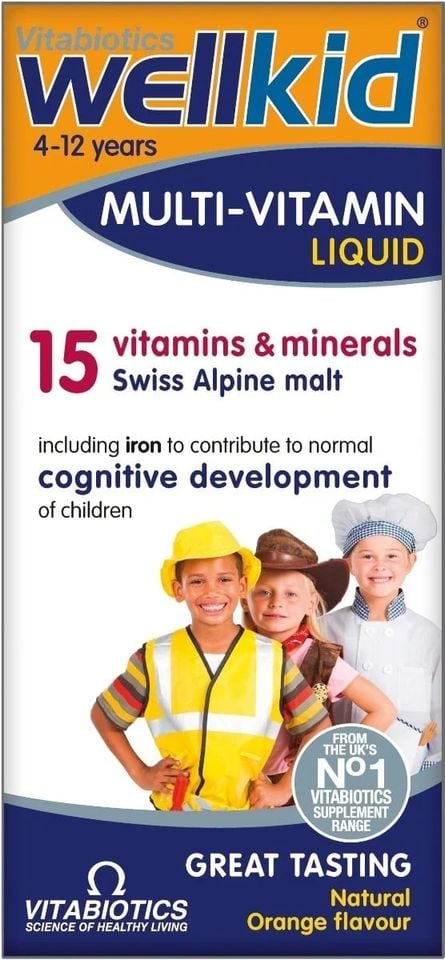 Vitamin tổng hợp Wellkid Multivitamin cho trẻ từ 4-12 tuổi