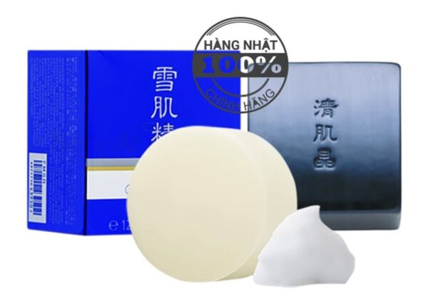 Xà Phòng Rửa Mặt Kose Sekkisei Facial Essence Soap