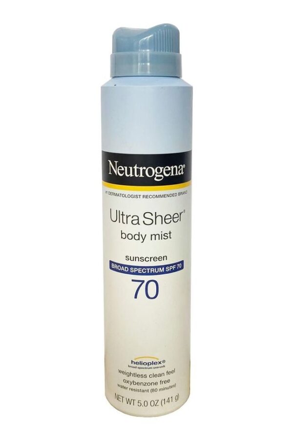 Xịt Chống Nắng Neutrogena Ultra Sheer Body Mist SPF70