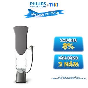 Mua Bàn Ủi Hơi Nước Đứng Cao Cấp Philips GC628/80 All in one 8000 series | OptimalTemp|2400W - Hàng Chính Hãng tại Philips Home Appliances Official