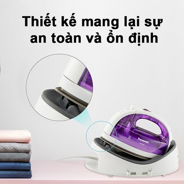 Mua Bàn Ủi Hơi Nước Không Dây Panasonic NI-WL30VRA - Mặt Đế Silver Titan - Công Suất 1550W - Hàng Chính Hãng tại Panasonic Official Store