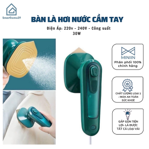 Mua Bàn Là Hơi Nước Cầm Tay Mini Du Lịch, Bàn Ủi Hơi Nước Gấp Gọn Tiện Ích Cho Gia Đình, Dễ Dàng Mang Theo - HÀNG CHÍNH HÃNG MINIIN tại Smarthome29