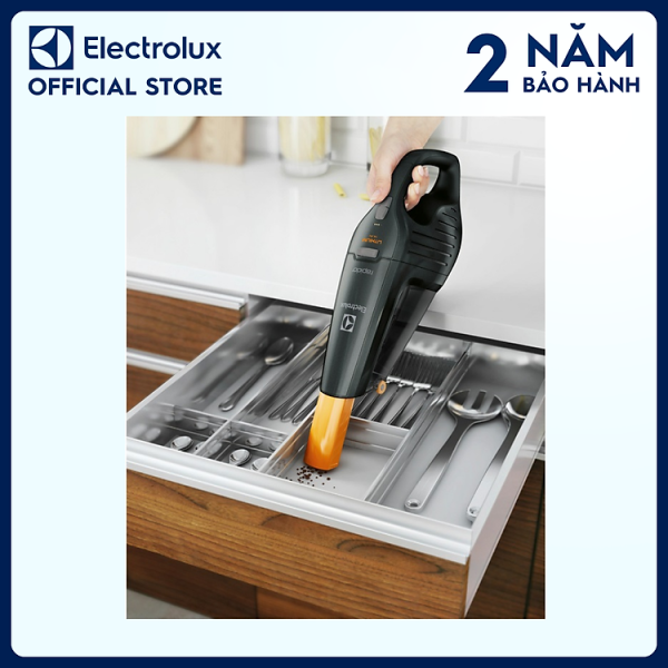 Mua Máy hút bụi cầm tay Electrolux 14.4V ErgoRapido ZB6214IGM, Hiệu suất hút mạnh mẽ, thời gian hoạt động dài [Hàng chính hãng] tại Electrolux Official Store