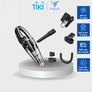 Mua Máy hút bụi cầm tay sạc pin không dây SeaSy R6053 công suất mạnh 120W dùng cho gia đình hút bụi giường đệm, ghế ô tô - Hàng chính hãng - Phiên bản Adaptor tại FSMART STORE