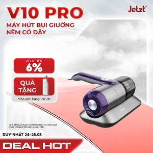 Mua Máy hút bụi giường nệm diệt khuẩn UV Jetzt V10 Pro cầm tay có dây, hàng chính hãng tại JETZT