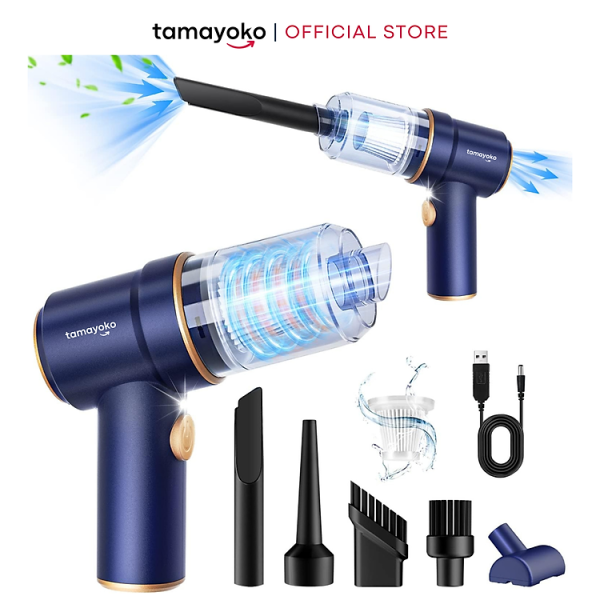 Mua Máy Hút Thổi Bụi Cầm Tay Mini Không Dây Tamayoko, Hút Thổi Bụi Ô Tô Vệ Sinh Nhà Cửa Model TA-117 - Xanh tại Tamayoko Official