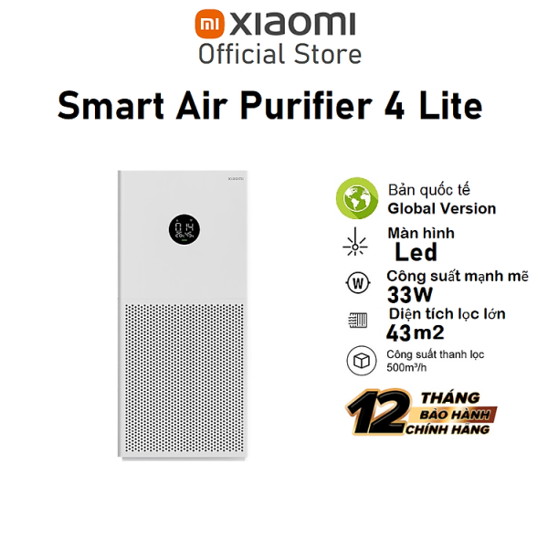 Mua Máy lọc không khí Xiaomi Smart Air Purifier 4 Lite Bản quốc tế - Hàng chính hãng tại CÔNG TY TNHH TMĐT KIM LONG