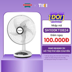 Mua Quạt Sạc Tích Điện Sunhouse SHD7223 (24W) - Hàng Chính Hãng tại Tiki Trading