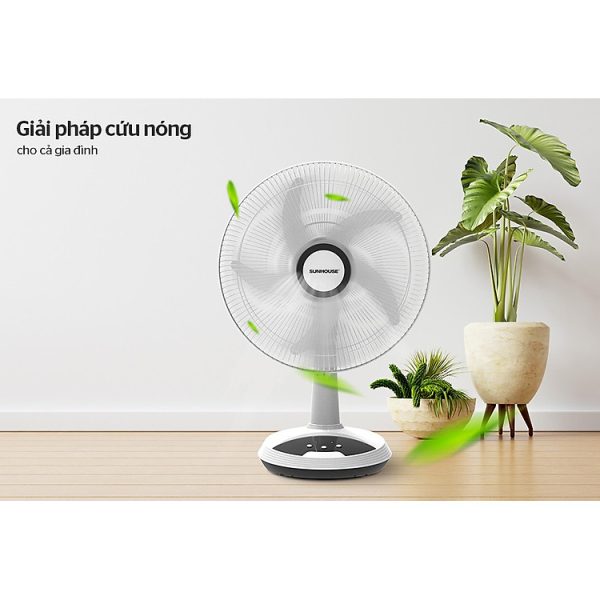 Mua Quạt Sạc Tích Điện Sunhouse SHD7223 (24W) - Hàng Chính Hãng tại Tiki Trading