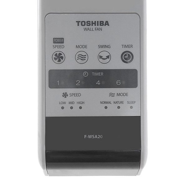 Mua Quạt Treo Tường Toshiba F-WSA20(H)VN (55W) - Xám - Hàng chính hãng tại Tiki Trading