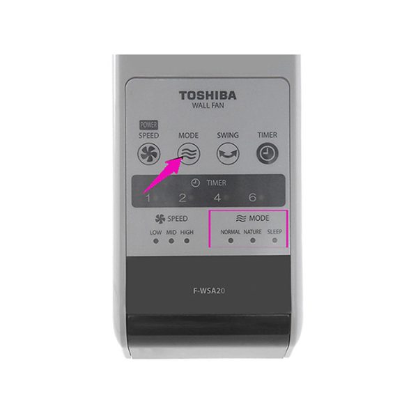 Mua Quạt Treo Tường Toshiba F-WSA20(H)VN (55W) - Xám - Hàng chính hãng tại Tiki Trading