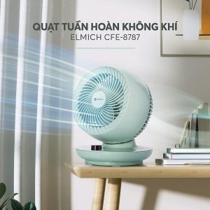 Mua Quạt tuần hoàn không khí Elmich CFE-8787, quạt làm mát diện rộng và làm mới không khí, gọn nhẹ, dễ dàng mang theo mọi nơi - Hàng chính hãng tại Tiki Trading