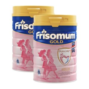 Combo 2 lon Sữa bầu Friso Mum Gold 900g hương cam