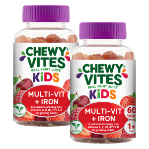 Combo 2 THỰC PHẨM BỔ SUNG CHEWY VITES KIDS MULTI-VIT + IRON