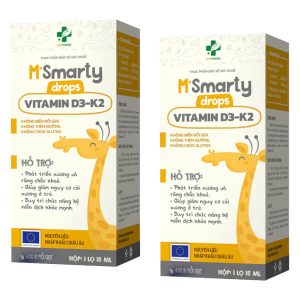 Combo 2 VITAMIN D3 - K2 Drops M'SMARTY