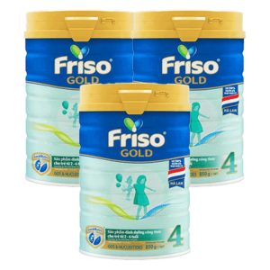 Combo 3 lon Friso Gold 4, 2 - 6 tuổi (850gr)