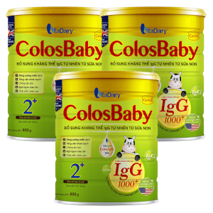 Combo 3 Sữa ColosBaby Gold 2+ 800g (Trên 2 tuổi)