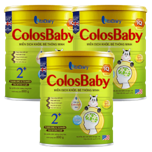 Combo 3 Sữa Colosbaby IQ Gold 2+ 800g (từ 2 tuổi)