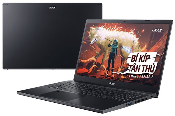 Laptop Acer Gaming Aspire 7 A715 76G 5806 i5 12450H/16GB/512GB/4GB RTX3050/144Hz/Win11 (NH.QMFSV.002)