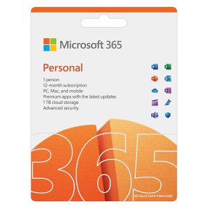 Microsoft 365 Personal (Dành cho 1 người, 12 tháng, 1TB OneDrive/5 thiết bị/người)