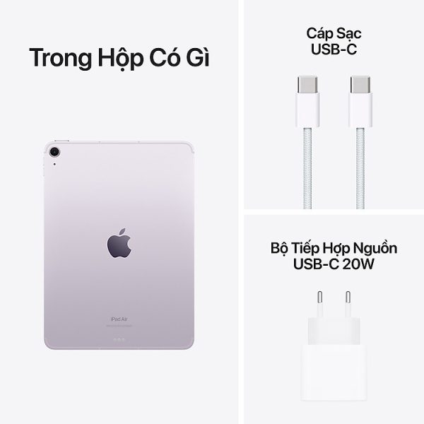 Mua Apple iPad Air 6 M2 11-Inch Wi-Fi - Purple - 128GB tại Tiki Trading