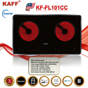 Mua Bếp Điện Hồng Ngoại Đôi Inverter KAFF KF-FL101CC - Hàng Chính Hãng tại GIA DỤNG VIỆT