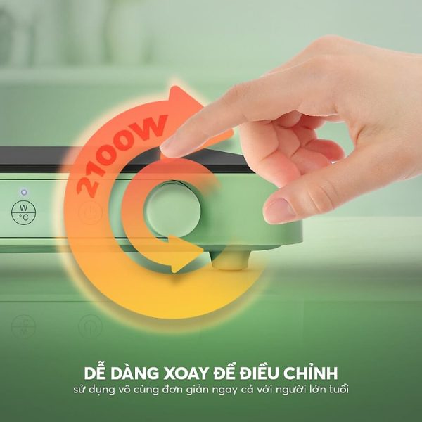 Mua Bếp điện từ Elmich ICE 3879 - Hàng Chính Hãng - Xanh Mint tại Tiki Trading