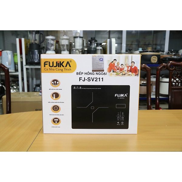 Mua Bếp Hồng Ngoại 2000W Fujika FJ-SV211 Mặt Kính Ceramic Nấu Mọi Loại Nồi Có Thể Nướng Trực Tiếp Trên Bếp-Hàng Nhập Khẩu tại Home Star Store