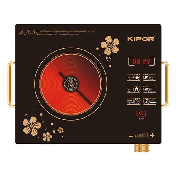 Mua Bếp Hồng Ngoại Đơn Cảm Ứng KIPOR KP-IF856 Kèm Nồi Lẩu Inox (2200W) - Hàng Chính Hãng tại GIA DỤNG VIỆT