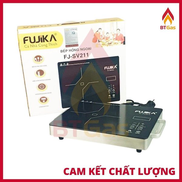 Mua Bếp hồng ngoại đơn, mặt kính Ceramic cảm ứng công suất 2000W Fujika FJ-SV-211 - Hàng chính hãng tại GIA DỤNG VIỆT