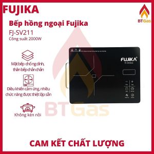 Mua Bếp hồng ngoại đơn, mặt kính Ceramic cảm ứng công suất 2000W Fujika FJ-SV-211 - Hàng chính hãng tại GIA DỤNG VIỆT