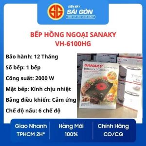 Mua Bếp hồng ngoại đơn Sananky VH-6100HG 2000W tiện lợi [Hàng chính hãng ] - bảo hành 12 tháng tại dienmaysaigon.com