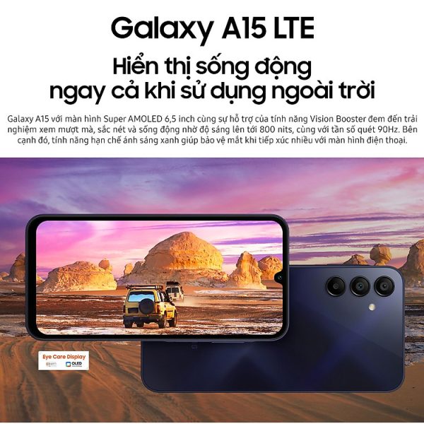 Mua Điện Thoại Samsung Galaxy A15 LTE (8GB/128GB)- Đã Kích Hoạt Bảo Hành Điện tử - Hàng Chính Hãng - Đen Bản Lĩnh tại Tiki Trading