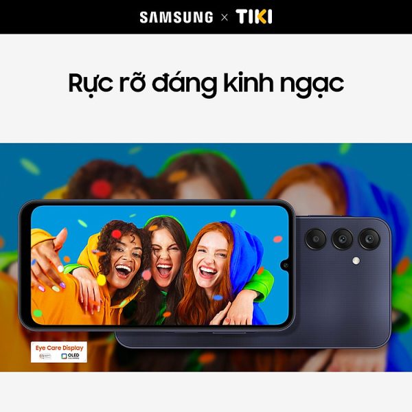 Mua Điện Thoại Samsung Galaxy A25 5G (6GB/128GB) - Hàng chính hãng - Đen Bản Lĩnh tại Tiki Trading