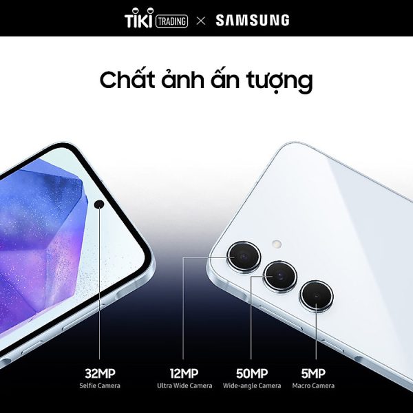 Mua Điện Thoại Samsung Galaxy A55 5G (8GB/128GB)- Đã Kích Hoạt Điện Tử- Hàng Chính Hãng - Xanh Iceblue tại Tiki Trading