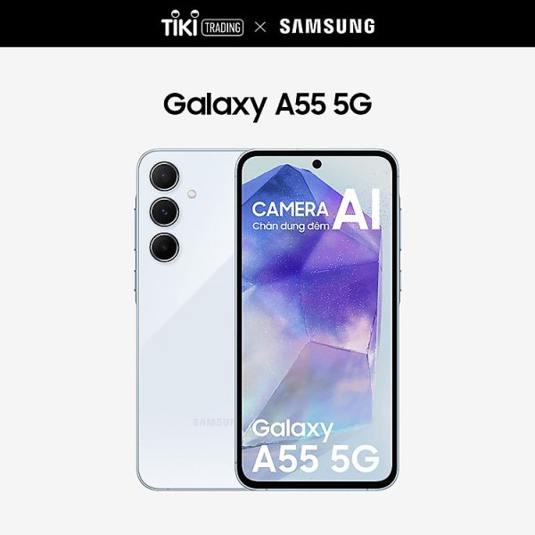 Mua Điện Thoại Samsung Galaxy A55 5G (8GB/128GB)- Đã Kích Hoạt Điện Tử- Hàng Chính Hãng - Xanh Iceblue tại Tiki Trading