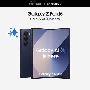 Mua Điện thoại Samsung Galaxy Z Fold6, 256GB, điện thoại AI, màn hình cực đại 7.6", mỏng nhẹ nhất - Hàng chính hãng - Xanh Navy tại Tiki Trading