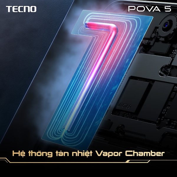 Mua Điện thoại Tecno POVA 5 8GB/128GB Hàng Chính Hãng - Xanh Vân Vũ tại Tiki Trading