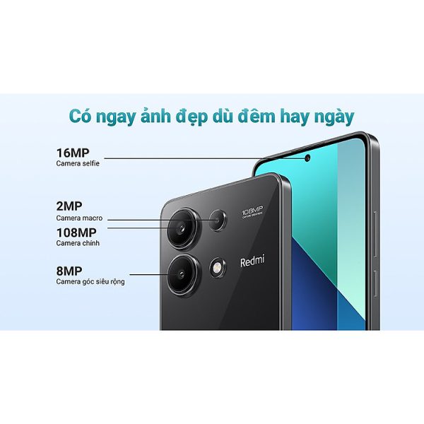 Mua Điện thoại Xiaomi Redmi Note 13 (8GB/128GB) - Hàng chính hãng - Đen tại Tiki Trading