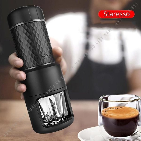 Mua Máy pha cà phê cầm tay mini STARESSO SP-200 pha chế các loại espresso, capuchino, Bản mới nhất 2022 - Hàng nhập khẩu tại cuong30042000