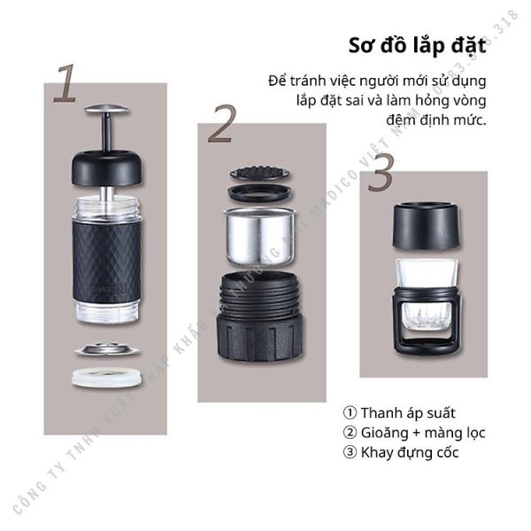 Mua Máy pha cà phê cầm tay mini STARESSO SP-200 pha chế các loại espresso, capuchino, Bản mới nhất 2022 - Hàng nhập khẩu tại cuong30042000