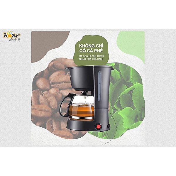 Mua Máy Pha Cà Phê Mini Gia Đình Bear KFJ-403 Dung Tích 600 ML Công Suất 550 W - Hàng Chính Hãng - KFJ-403 tại HOMES STORE