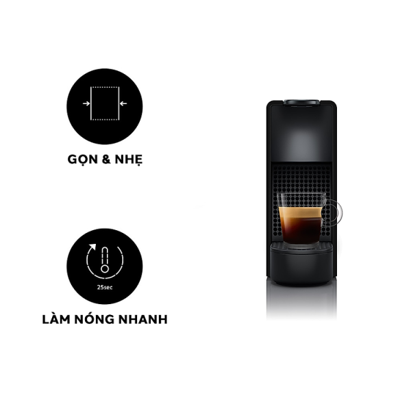 Mua Máy pha cà phê Nespresso Essenza Mini Đen - Hàng chính hãng tại Nespresso Official Store