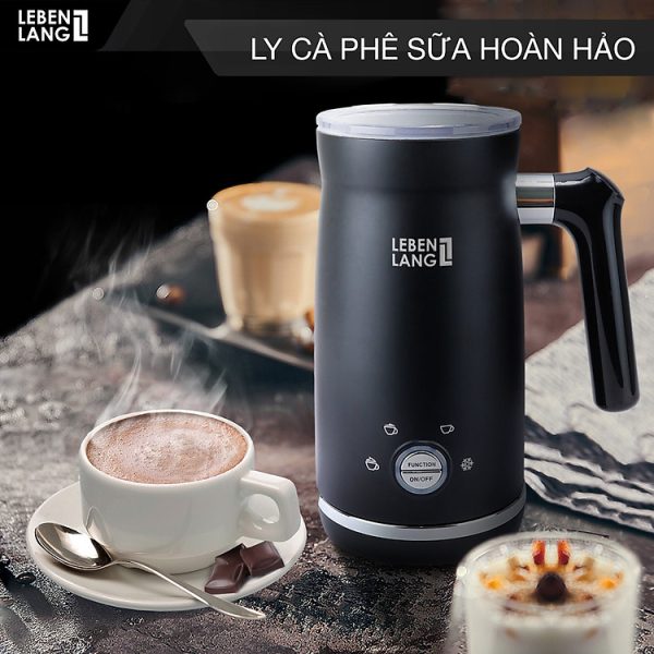 Mua Máy tạo bọt sữa, cafe Lebenlang LBF3088, công suất 500W, dung tích 300ml, bảo hành 2 năm - hàng chính hãng - Máy tạo bọt LBF3088 tại LEbenlang