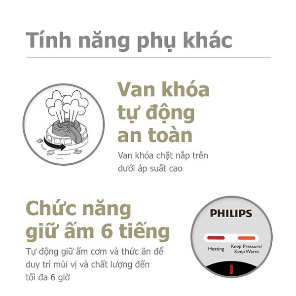 Mua Nồi Áp Suất Điện Philips HD2103 (5 Lít) - Hàng Chính Hãng tại Tiki Trading