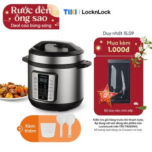 Mua Nồi áp suất điện tử Lock&Lock EJP666SLV 6 Lít - Hàng chính hãng tại Tiki Trading