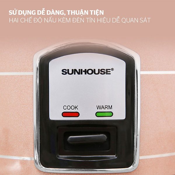 Mua Nồi Cơm Điện Nắp Rời Sunhouse SHD8105 (1.2L) - Hàng chính hãng tại Tiki Trading