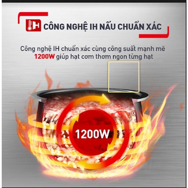 Mua Nồi cơm điện tử cao tần Tefal RK818A68 - 1.8L - Thương hiệu Pháp - Hàng chính hãng tại Tiki Trading