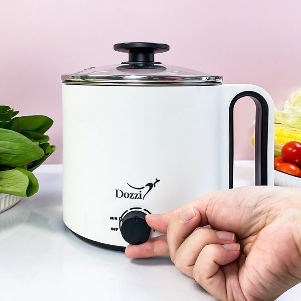 Mua Nồi Lẩu Điện Đa Năng, Ca Nấu Mì Mini Dozzi 1.5L DZE128W (Thương Hiệu Úc) - Hàng Chính Hãng tại Điện Máy Vymart